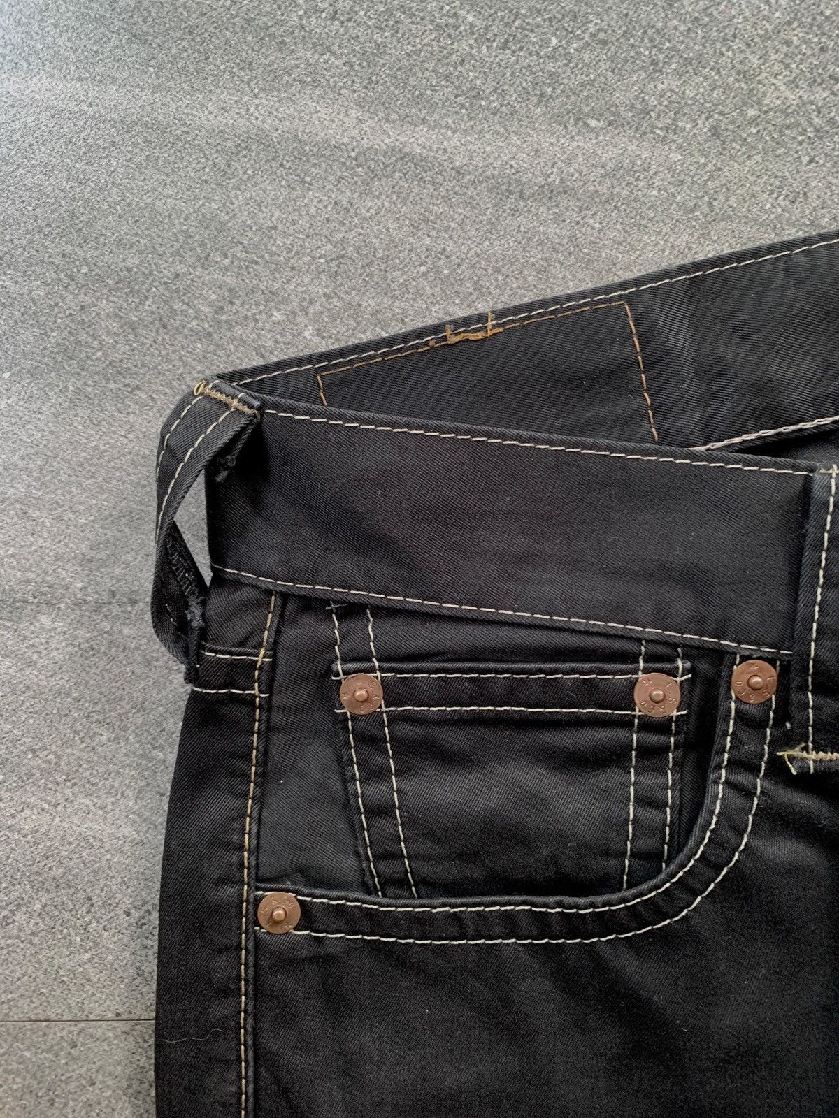 Junya Watanabe × Levi's FREE TAX! Contrast Stitching Straight Denim Jeans Size US 31 - 9 Thumbnail