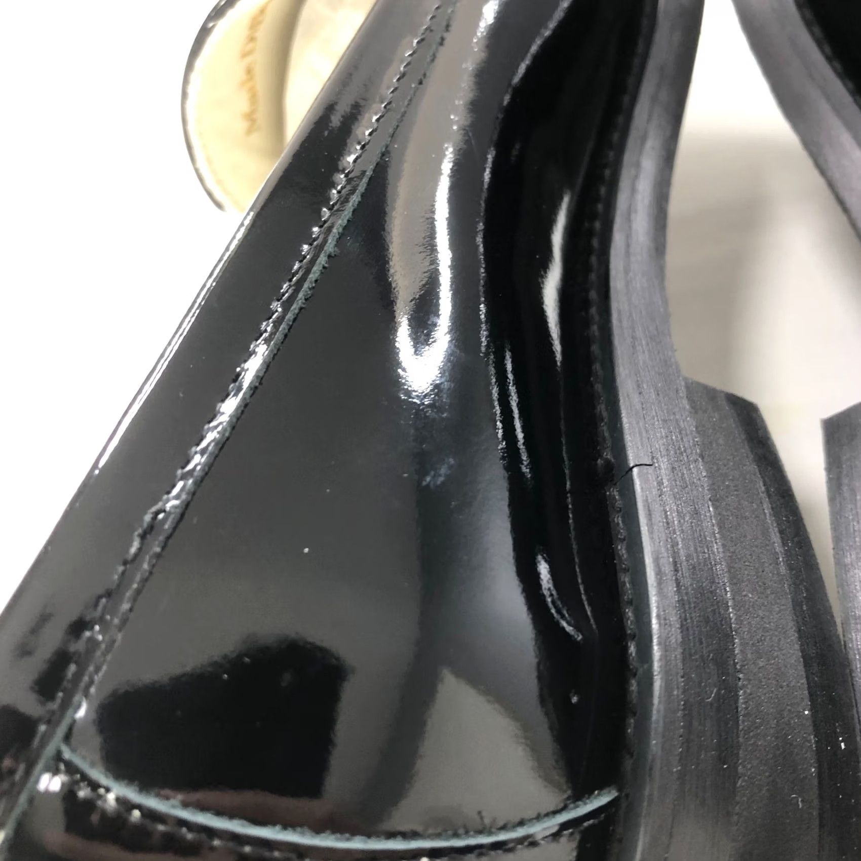 Vintage Duke + Dexter Penny Loafer US 7 EUR 38 Patent Leather Black Box MINT HRJ Size US 7 / IT 37 - 7 Thumbnail