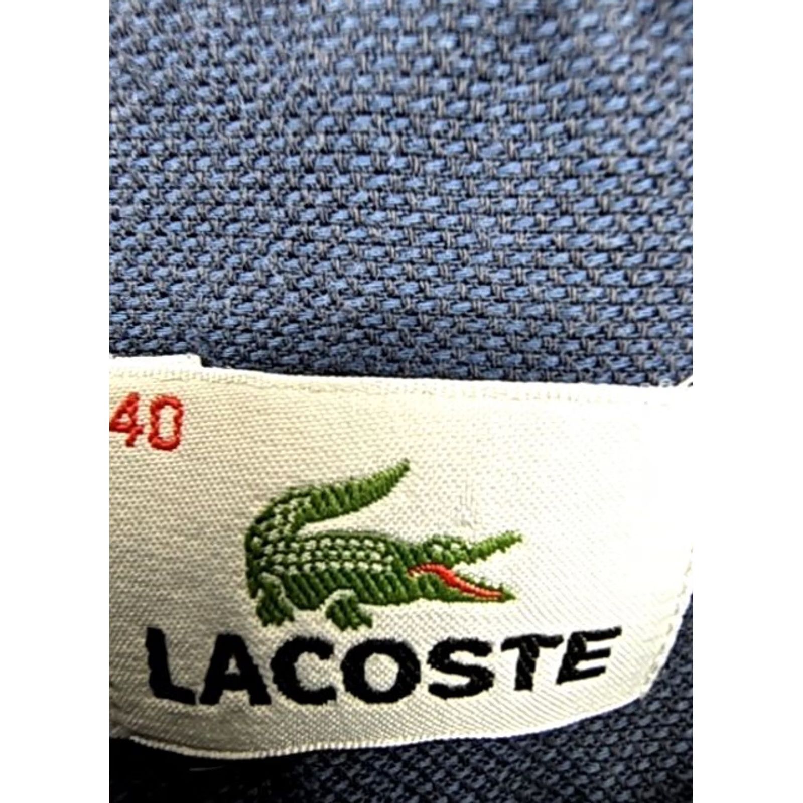 Lacoste Lacoste Navy Blue Slim Fit Long Sleeve Cotton Button Down M Shirt Mens Size US M / EU 48-50 / 2 - 3 Thumbnail