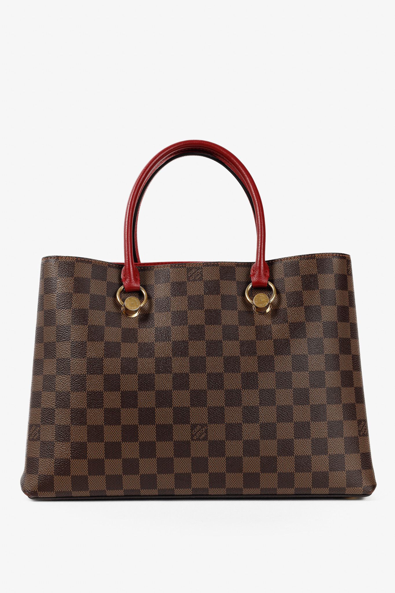 Louis Vuitton Louis Vuitton Riverside Damier Ebene Lie de Vin Tote Size ONE SIZE - 4 Thumbnail