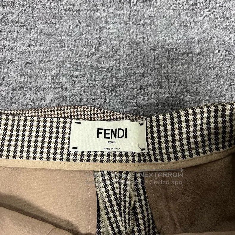 Fendi Fendi Show model plaid waistcoat short pants Size 27" / US 4 / IT 40 - 5 Thumbnail
