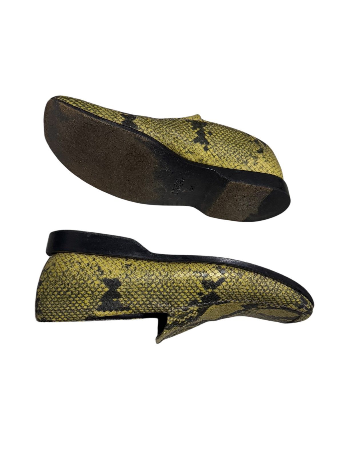 Kenzo GRAILED‼️ KenzoHomme Collection Snake Skin Square Toe Loafer Size US 10 / EU 43 - 5 Thumbnail