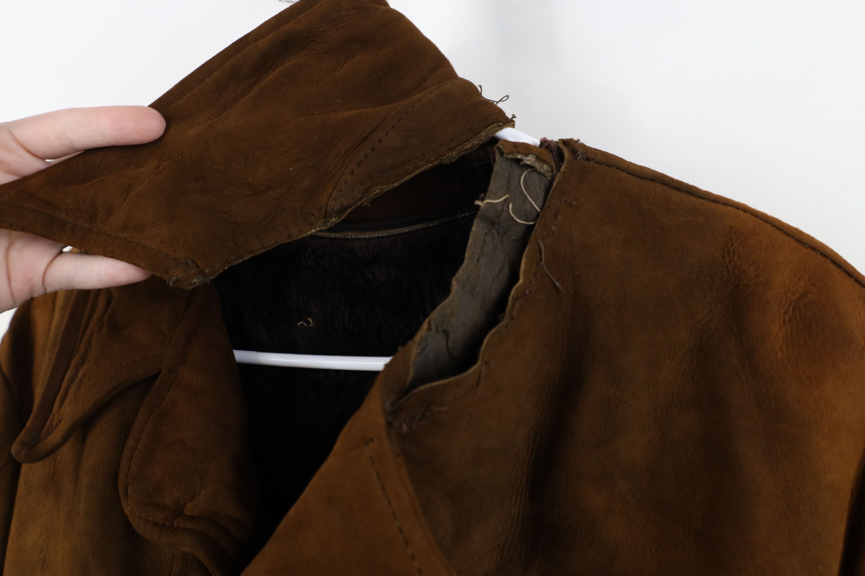 Vintage Vintage 60s Streetwear Suede Leather Rancher Jacket USA Size US XL / EU 56 / 4 - 5 Thumbnail