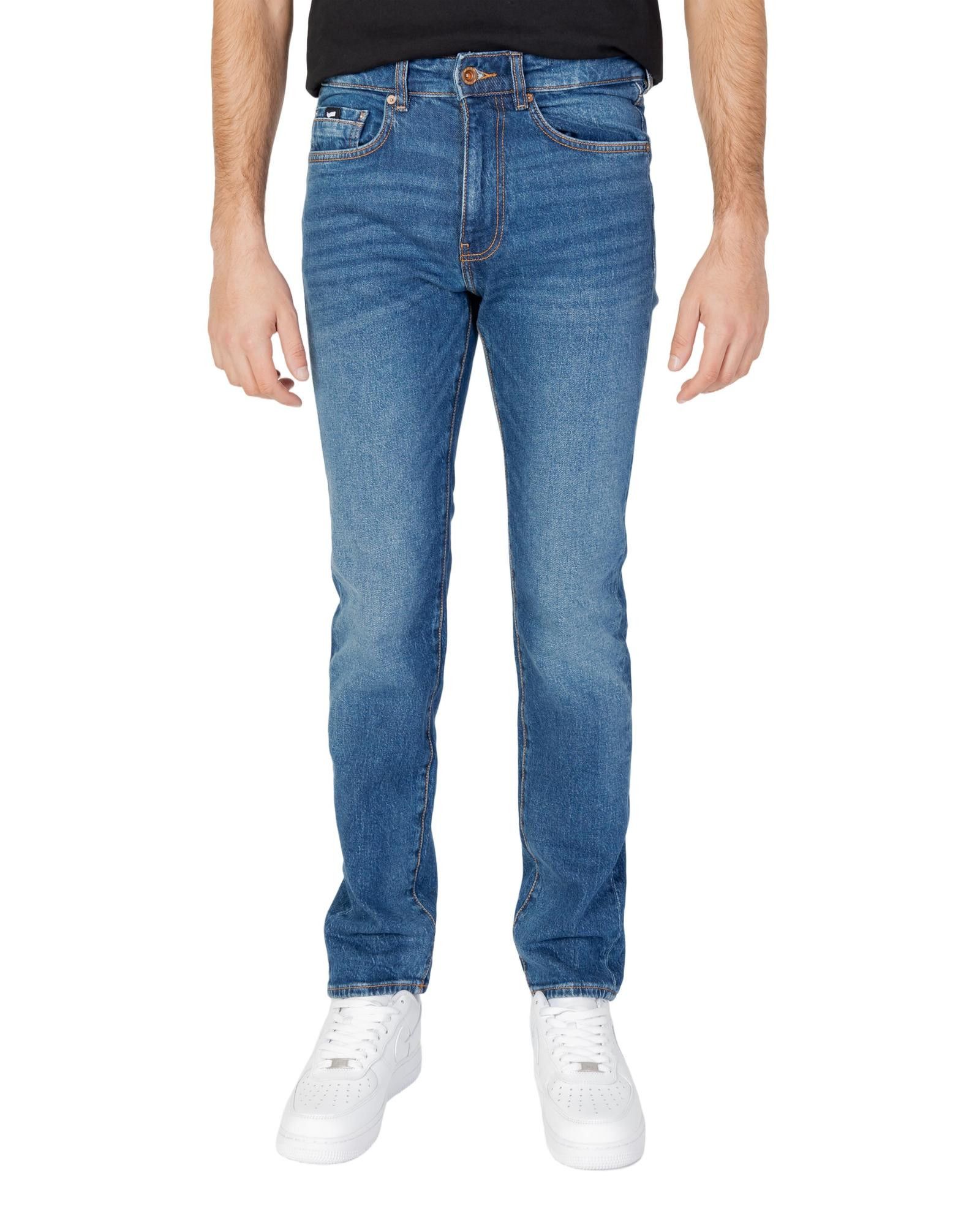 Image of Gas Faded Denim Jeans in Blue, Men's (Size 33)