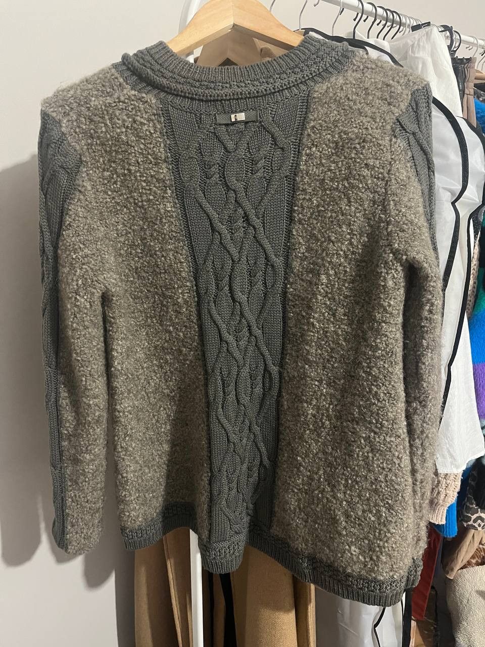 Designer High Use Whip Up Wool Blend Mixed Fabrics Sweater Size M / US 6-8 / IT 42-44 - 7 Thumbnail