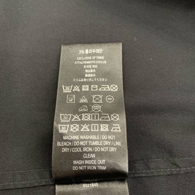 Burberry Burberry Logo Letter Collared Black Long Sleeve Shirt K26WX Size US M / EU 48-50 / 2 - 8 Thumbnail