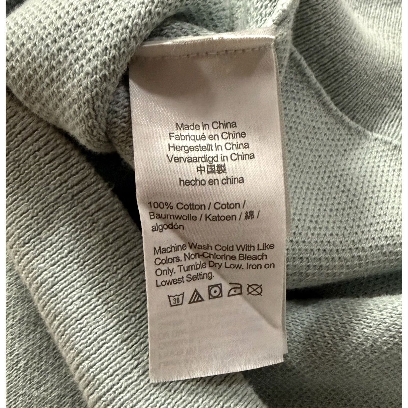 J.Crew J.Crew Women’s Landscape Jacquard Organic Cotton Knit Sweater L Multicolor Crew Neck Solid Pattern Pullover Short Sleeve? Size L / US 10 / IT 46 - 7 Thumbnail