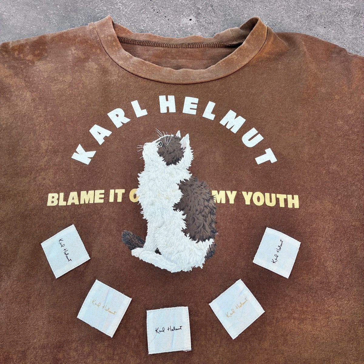 Karl Helmut Vtg Karl Helmut Cat Design Ne-net inspired Size US M / EU 48-50 / 2 - 3 Thumbnail
