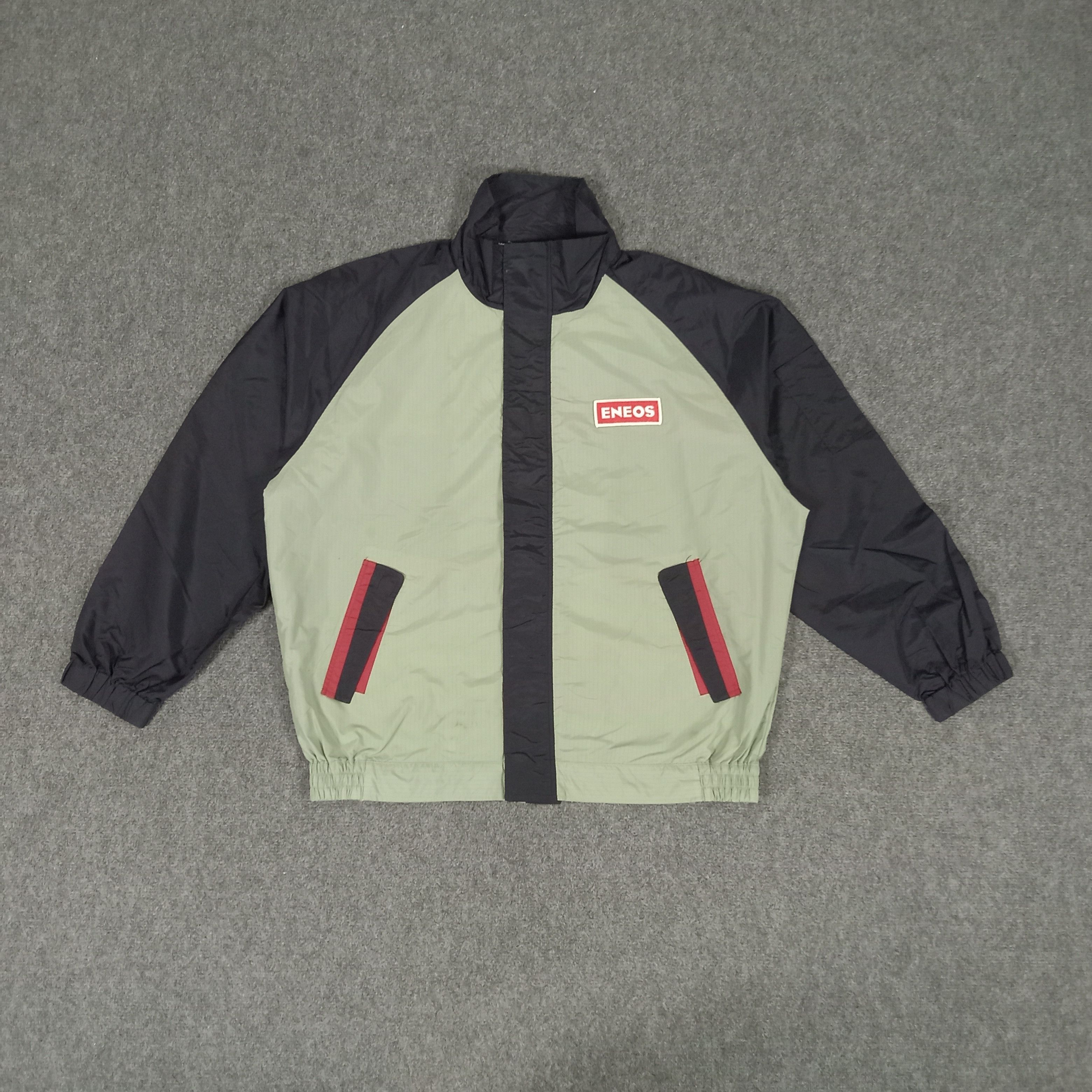 Japanese Brand × Vintage Eneos Lubricant Oil Racing Motorsports Team Jacket Size US XL / EU 56 / 4 - 1 Thumbnail