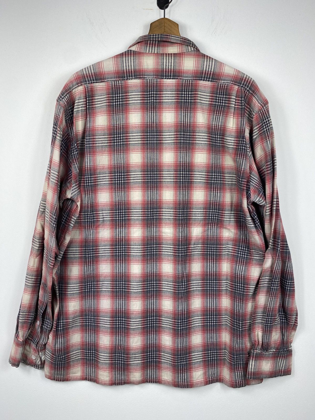 Denime × Japanese Brand × Vintage Denime flap packet looper collar long sleeve shirt Size US L / EU 52-54 / 3 - 7 Thumbnail