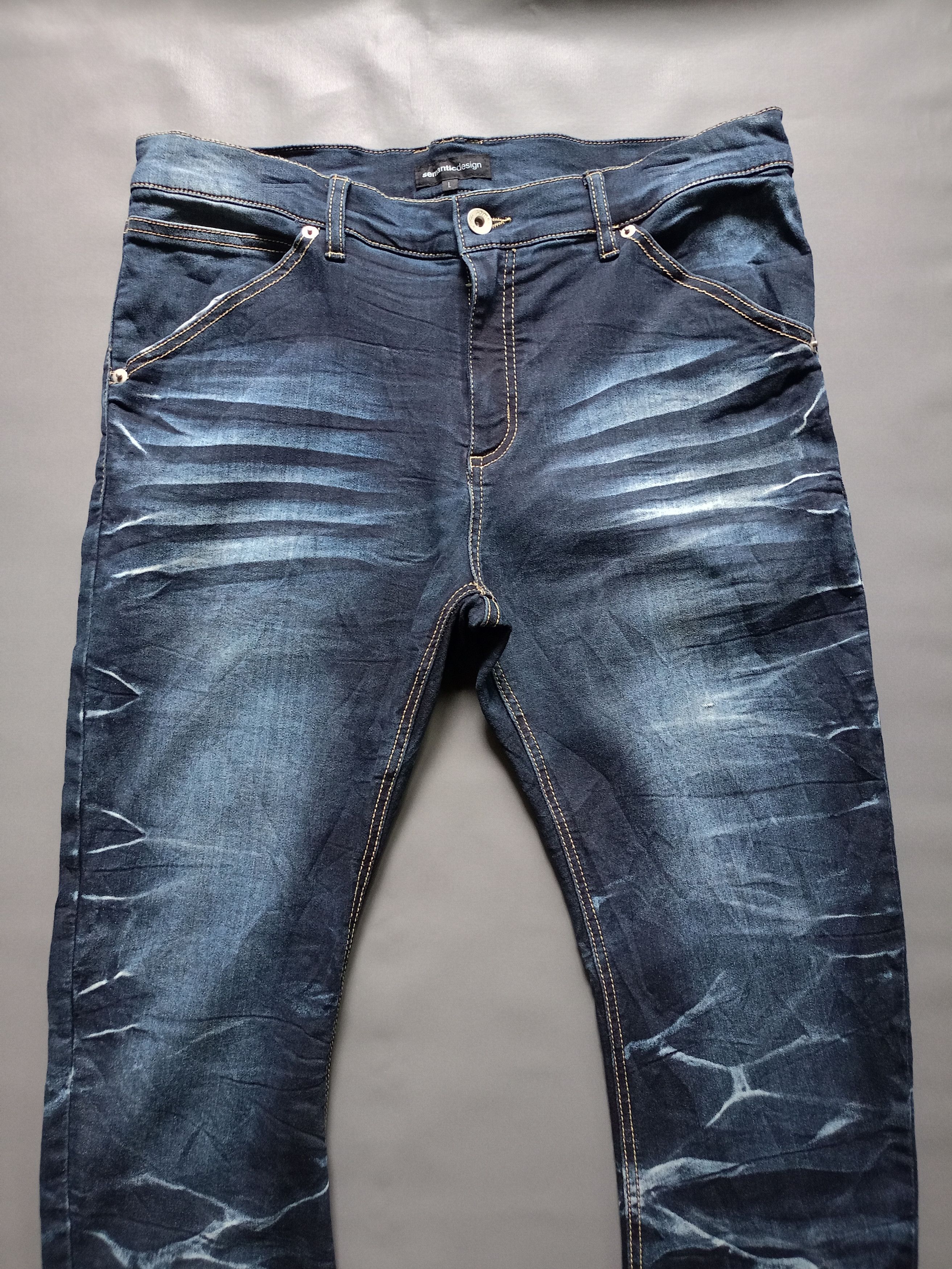 semanticdesign 2000s Semanticdesig Denim Pants Size US 33 - 2 Thumbnail