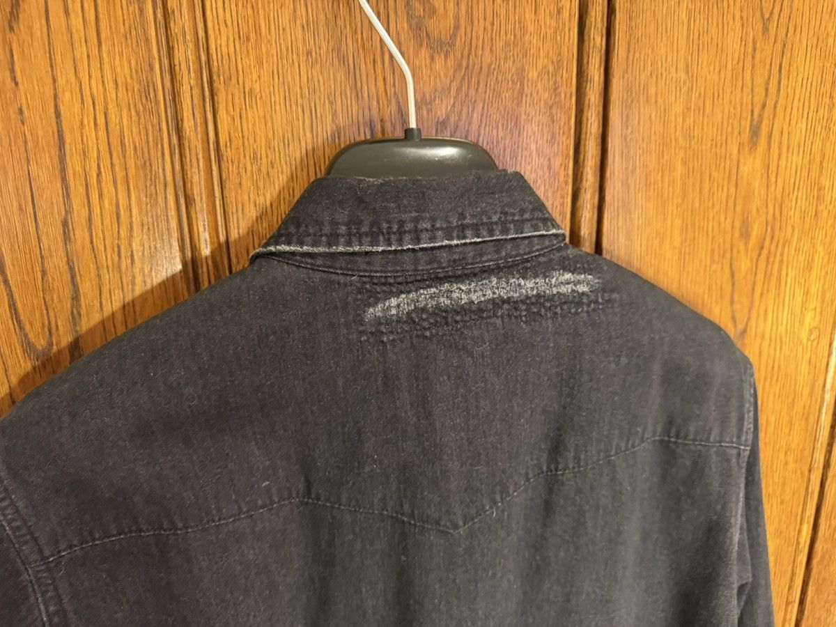 Saint Laurent Paris SS16 Saint Laurent surf sound crash black denim shirt Hedi M Size US M / EU 48-50 / 2 - 17 Thumbnail