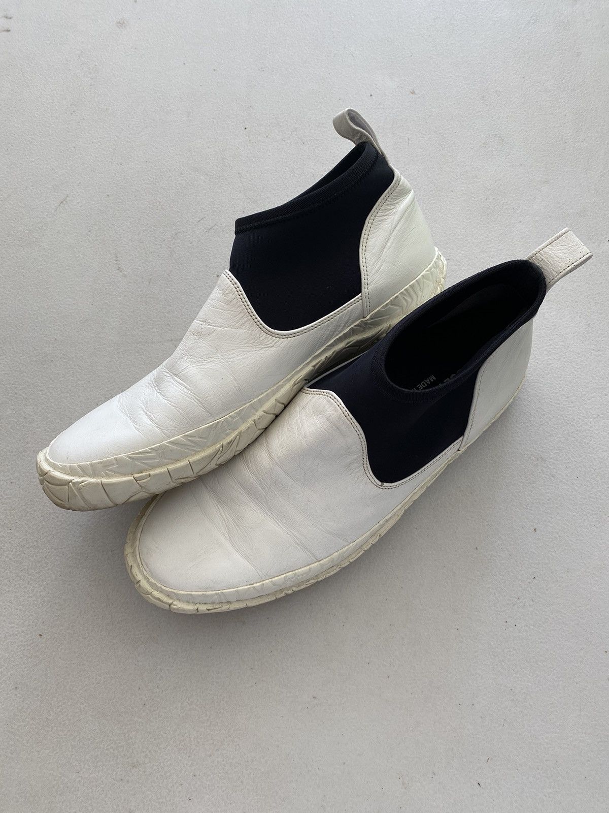 Issey Miyake × Japanese Brand Issey Miyake Men White Vulcanized Mid-Top Size US 10 / EU 43 - 3 Thumbnail