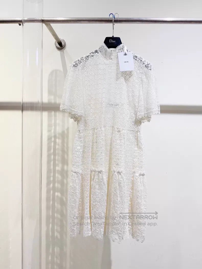 Dior Dior Lace dress Size XXS / US 00 / IT 34 - 1 Thumbnail