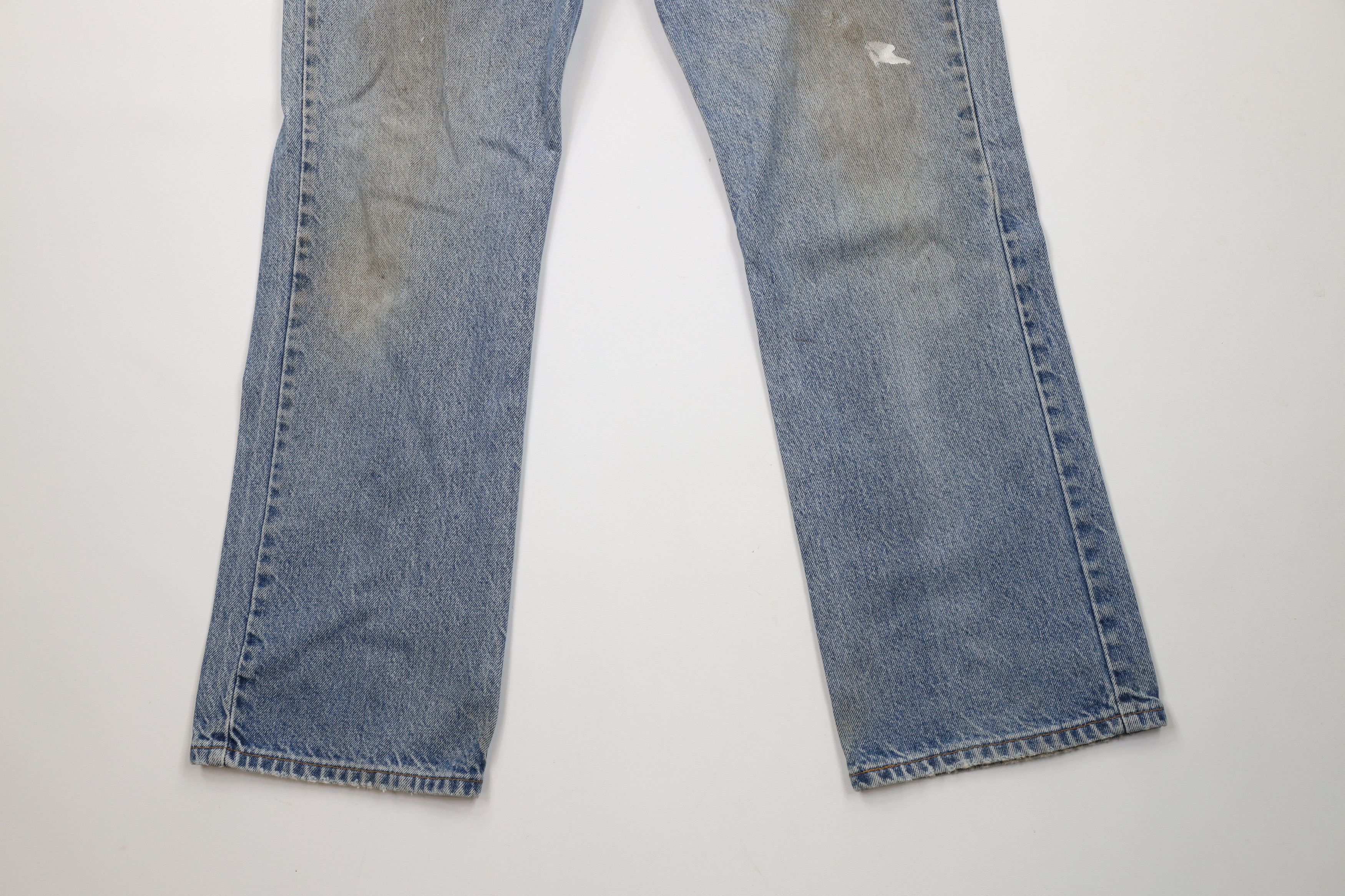 Levi's Vintage Y2K 2001 Levis 517 Flared Bootcut Denim Jeans Blue Size US 34 / EU 50 - 4 Thumbnail