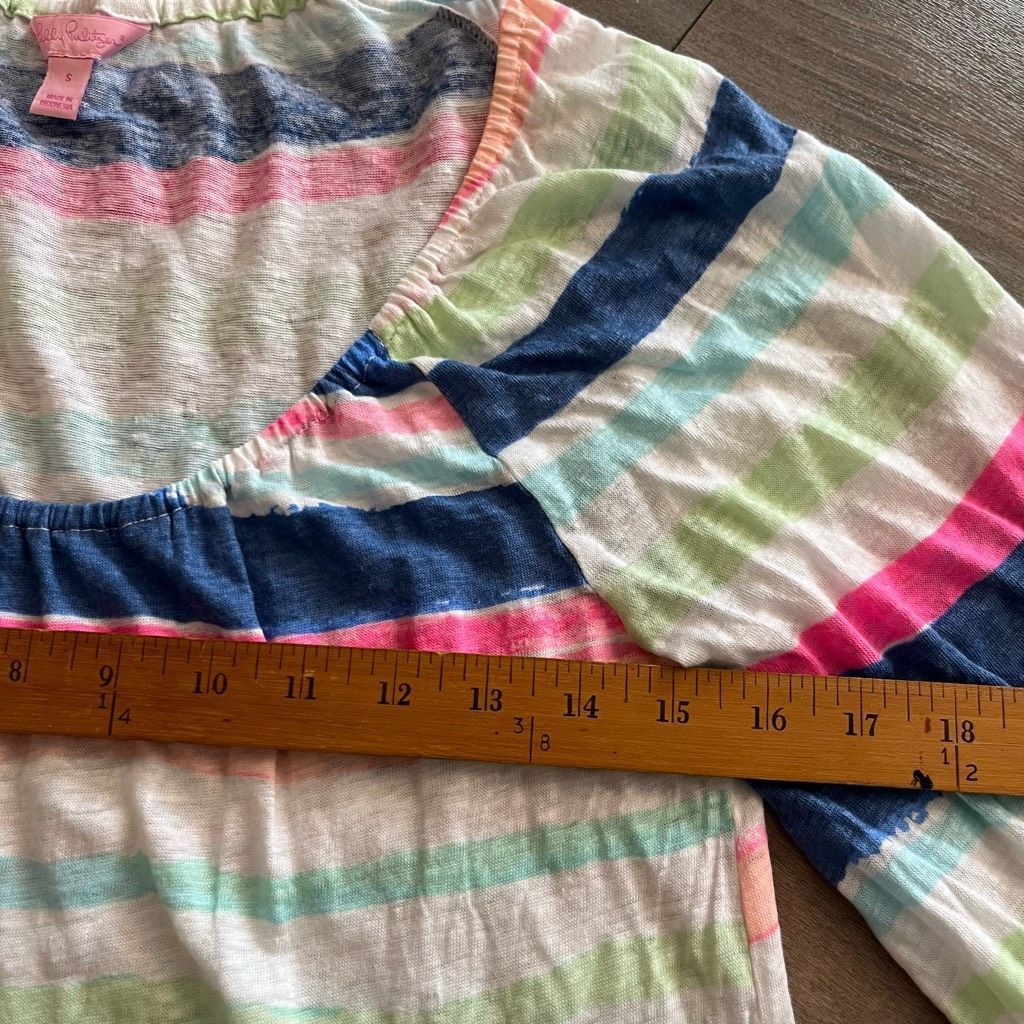 Lilly Pulitzer Lilly Pulitzer Stripe Casual Dress Women Small Bin M-53 Size S / US 4 / IT 40 - 4 Thumbnail