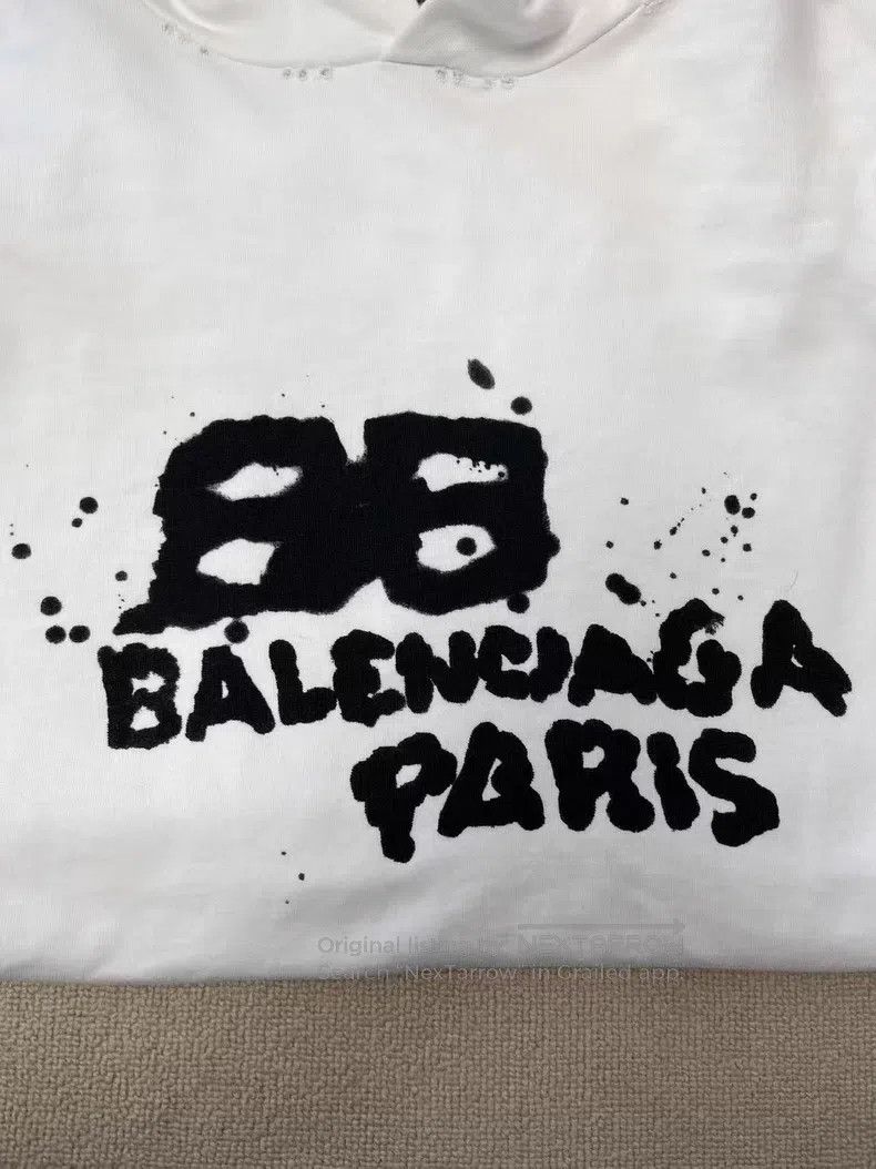 Balenciaga Balenciaga Letter logo print crew-neck long-sleeve sweatsh Size US XS / EU 42 / 0 - 3 Thumbnail