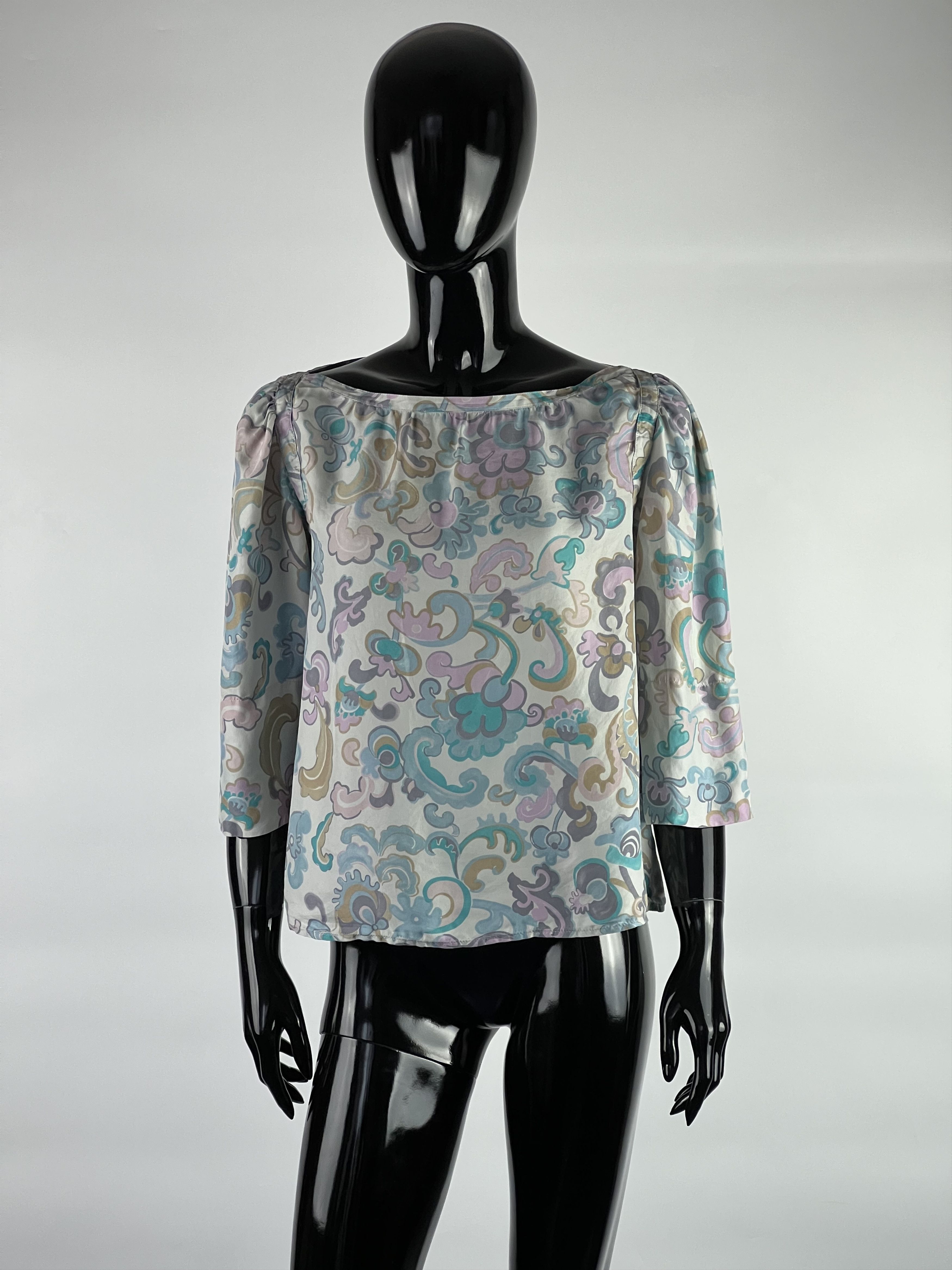 Chloe × See by Chloe See by Chloe Multicolor 100% Silk Blouse Size IT42 US6 Size M / US 6-8 / IT 42-44 - 1 Thumbnail
