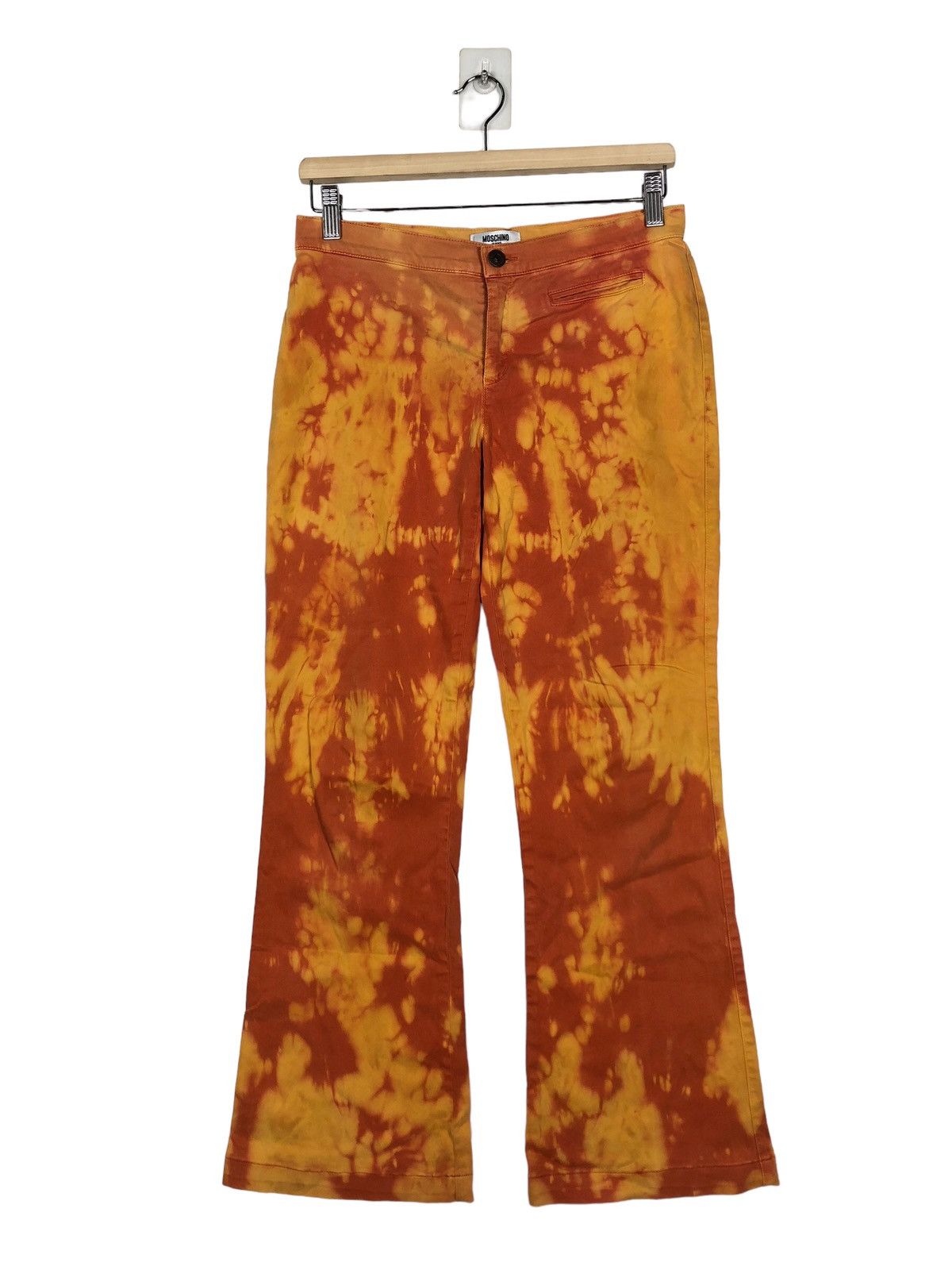 Japanese Brand 🔥Rare Acid Wash Design Trousers Moschino Japan Size 30" / US 8 / IT 44 - 1 Thumbnail