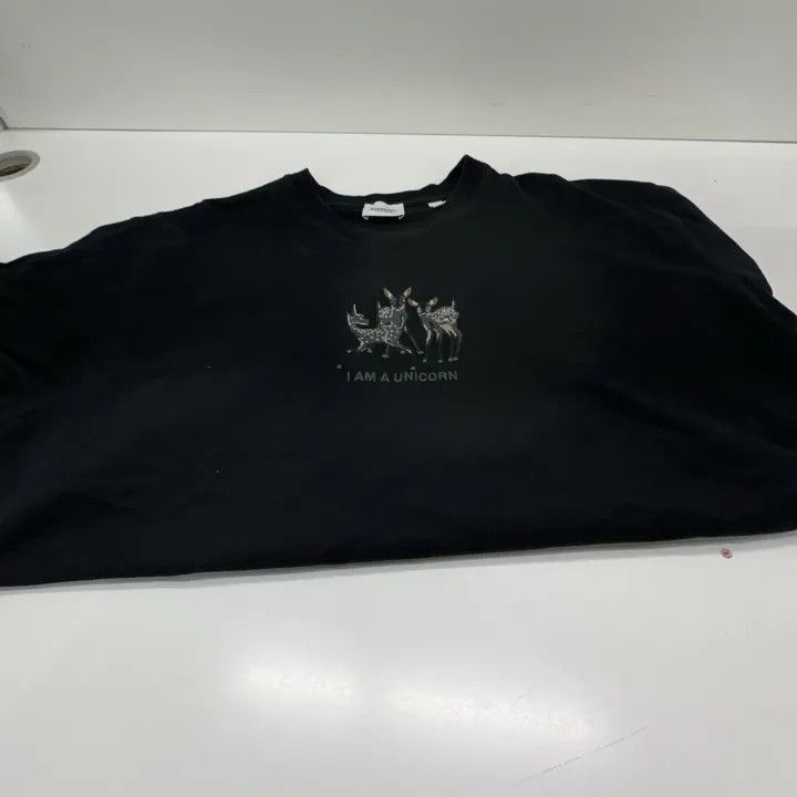 Burberry Burberry Burberry Black Loose Short Sleeve T-Shirt-2507 Size US M / EU 48-50 / 2 - 7 Thumbnail