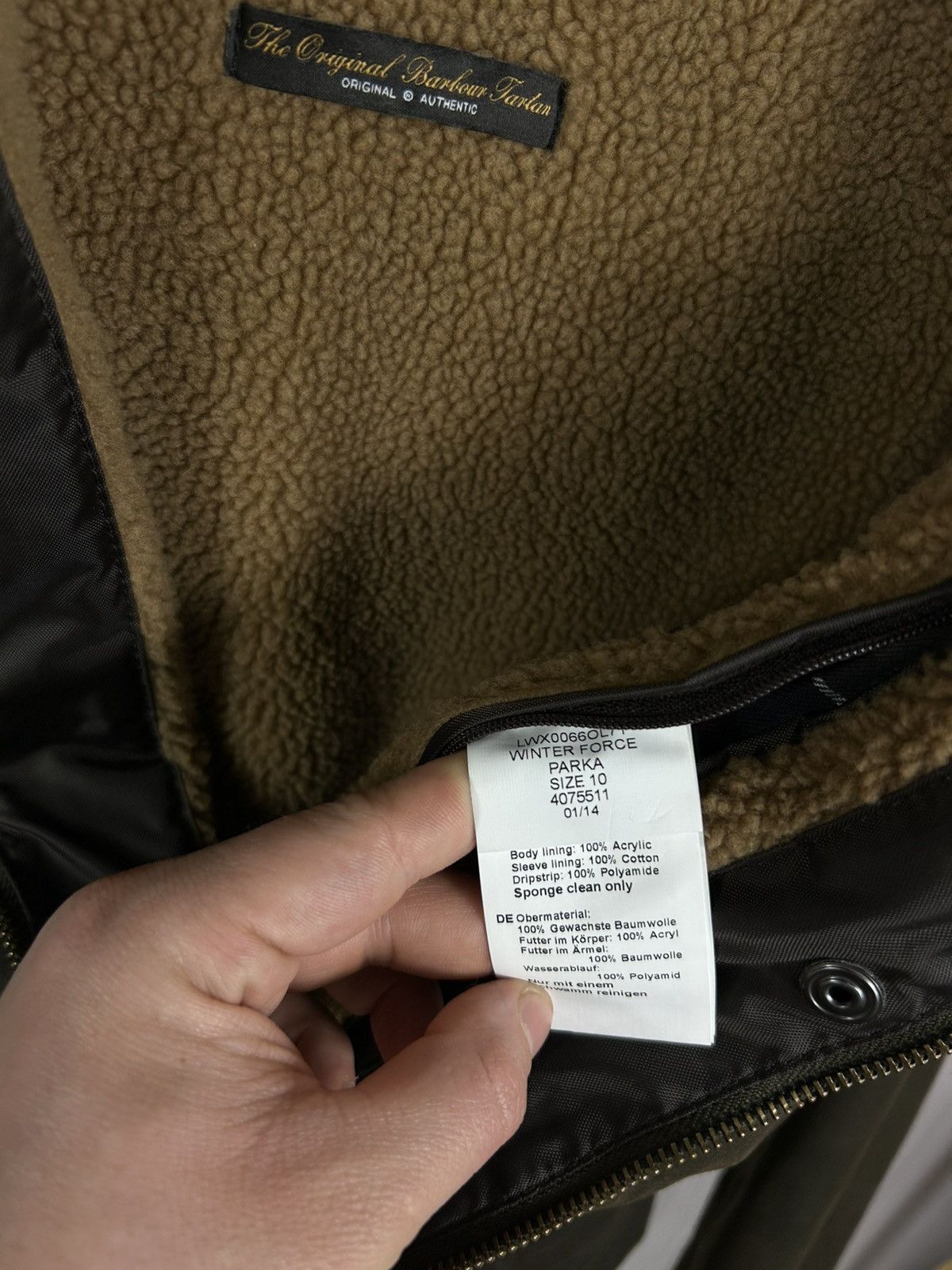 Barbour Barbour Winter Force Waxed Parka Jacket Size 10 Size M / US 6-8 / IT 42-44 - 12 Thumbnail