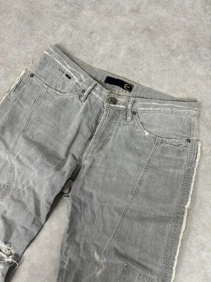 Just Cavalli AW2004 Cavalli Grey Two Tone Denim Jeans Size US 32 / EU 48 - 5 Thumbnail