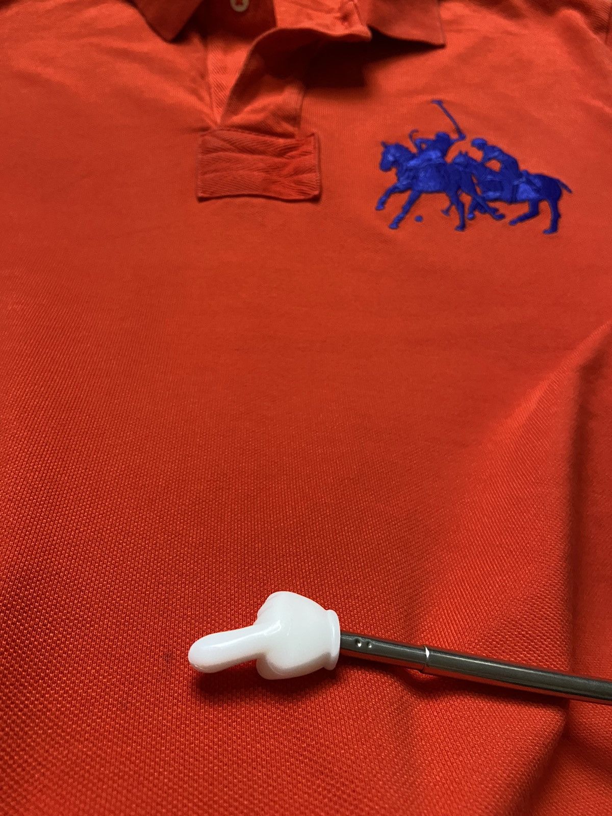 Polo Ralph Lauren Polo Ralph Lauren Orange Shirt Pony Big Logo L Size US L / EU 52-54 / 3 - 6 Thumbnail