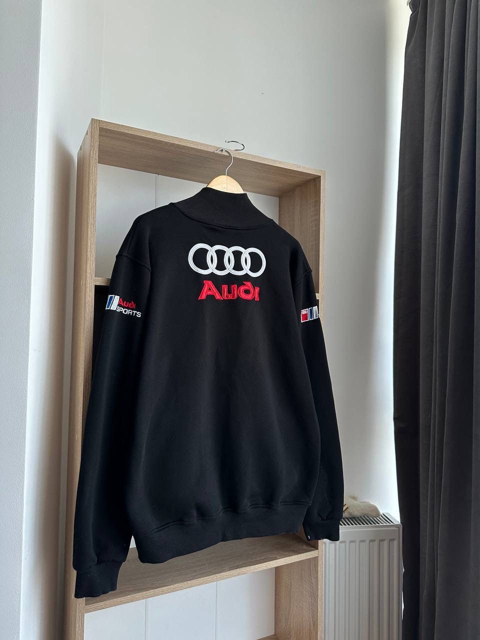 Audi × Vintage Vintage Audi Racing Black Full Zip Hoodie Size US M / EU 48-50 / 2 - 13 Thumbnail