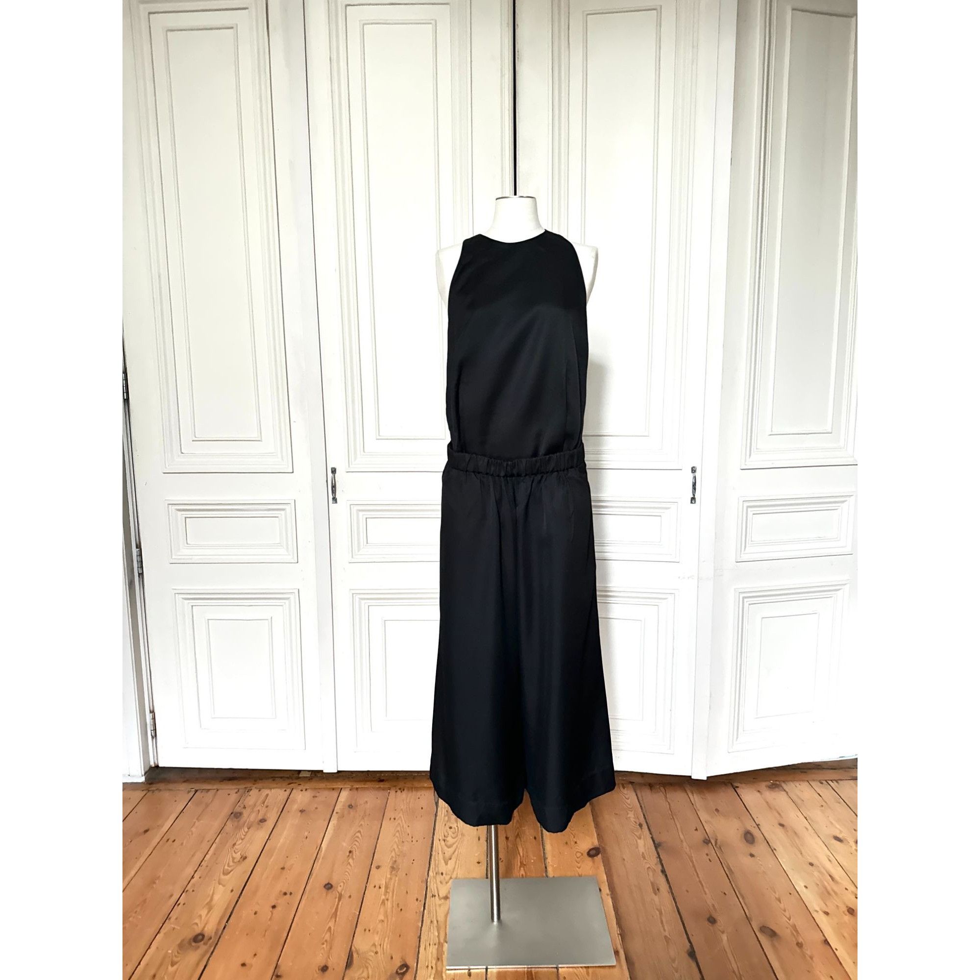 Celine Phoebe Philo Black Wide-Leg Jumpsuit Size M / US 6-8 / IT 42-44 - 1 Thumbnail