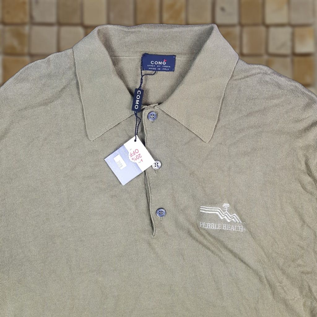 Vintage VINTAGE Como Polo Shirt Men XL Preppy Button Collar Polo Shirt Folded? Size US XL / EU 56 / 4 - 1 Thumbnail