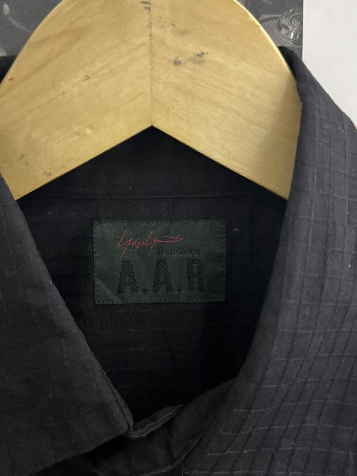 Yohji Yamamoto VINTAGE YOHJI YAMAMOTO DURBAN A.A.R BLACK SHIRT Size US M / EU 48-50 / 2 - 3 Thumbnail