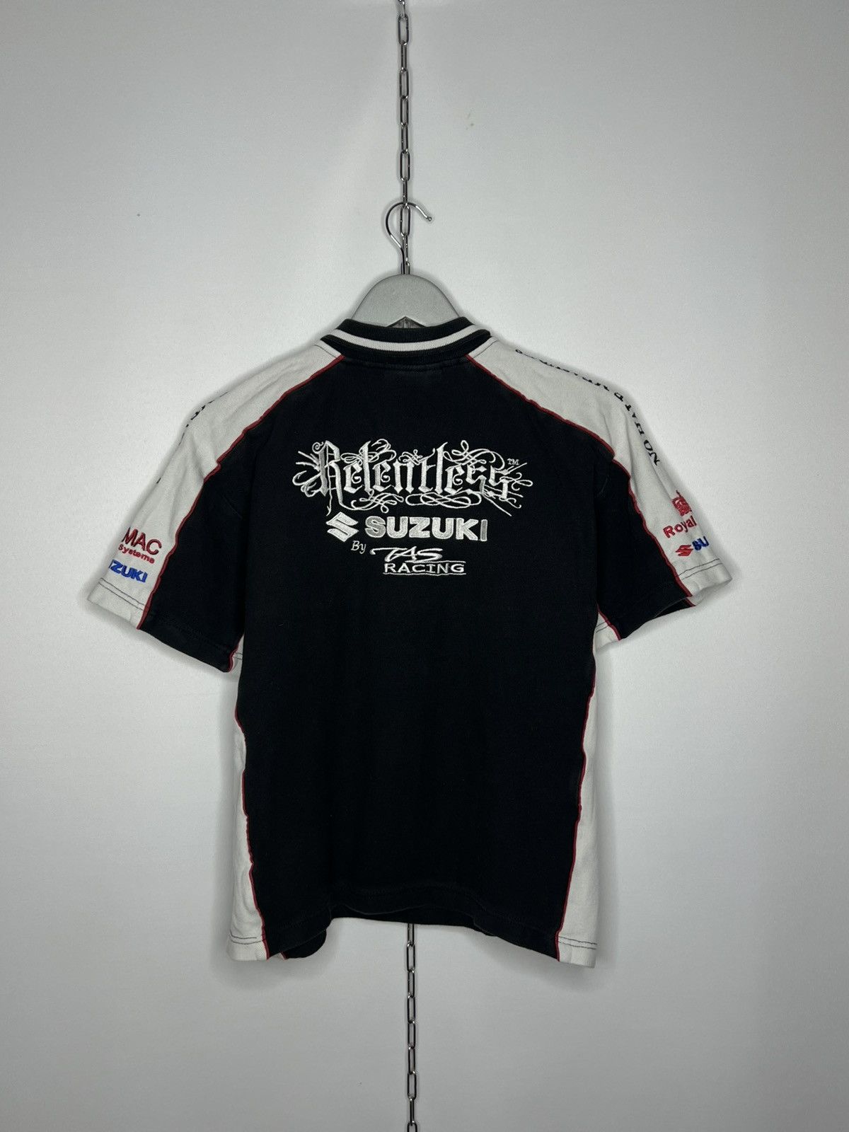 Formula 1 Vintage Suzuki Jas Racing No Half Measures Polo Shirt Size US M / EU 48-50 / 2 - 9 Thumbnail