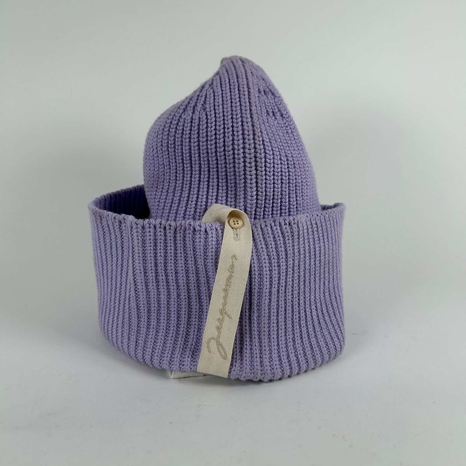 Jacquemus Jacquemus Knit Purple Beanie Size ONE SIZE - 1 Thumbnail