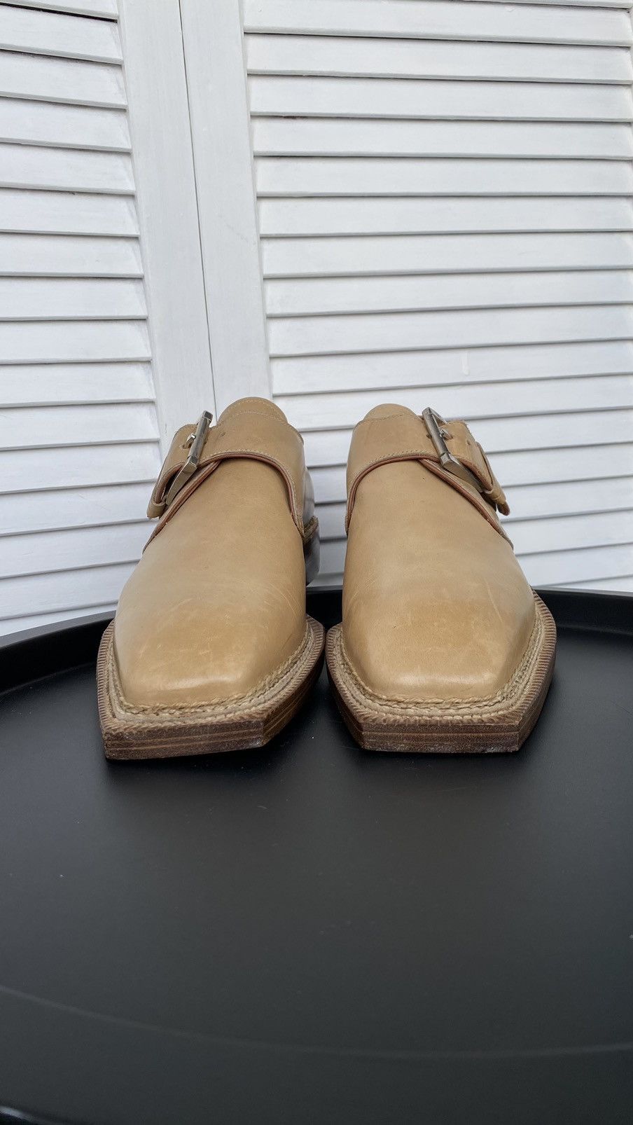 Bettanin & Venturi Bettanin & Venturi Monkstrap Leather Shoes Norvegese Welted Size US 10 / EU 43 - 8 Thumbnail