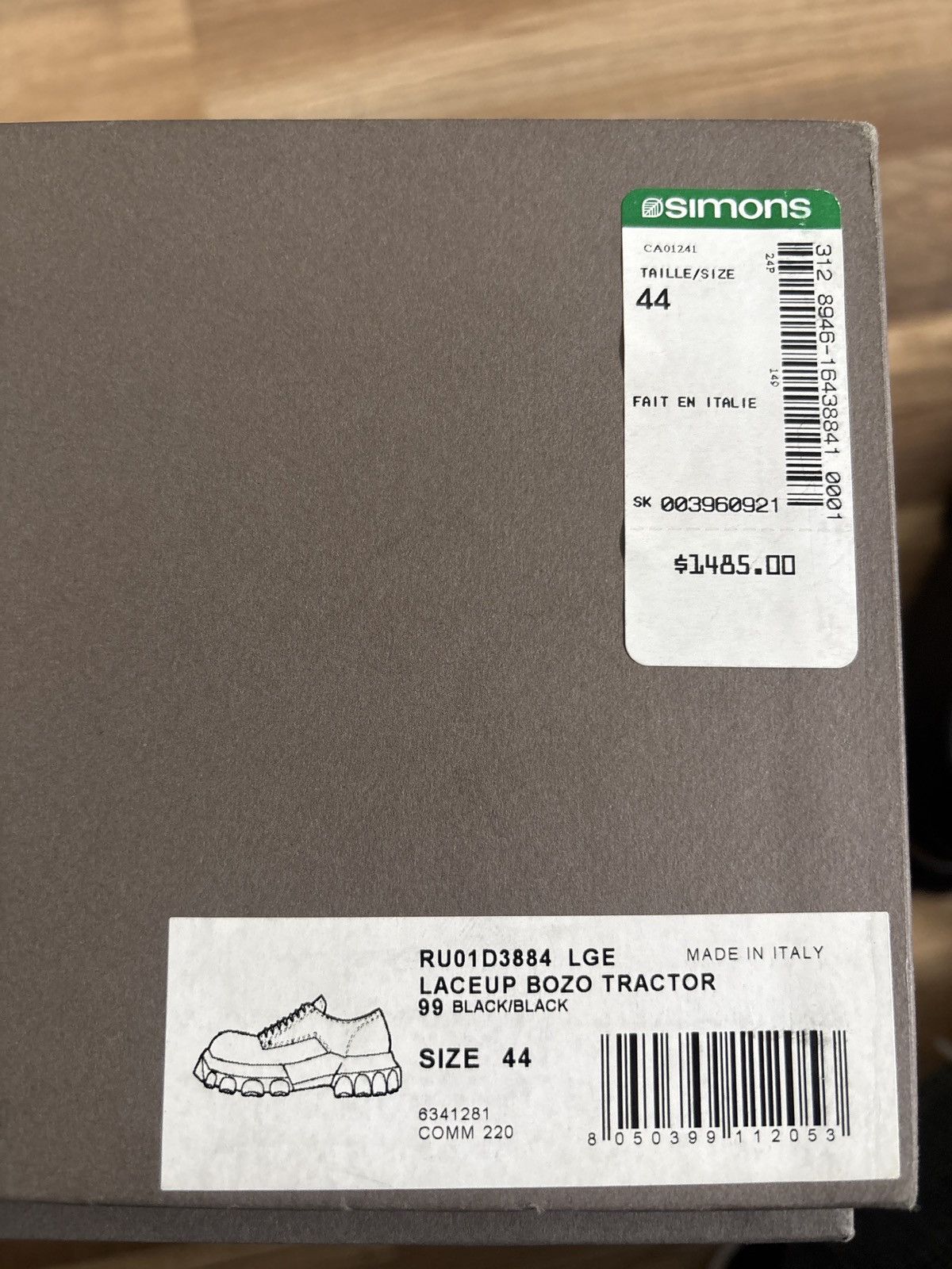 Rick Owens Rick Owens Bozo Tractor Shoe - Size 44 Size US 11 / EU 44 - 8 Thumbnail