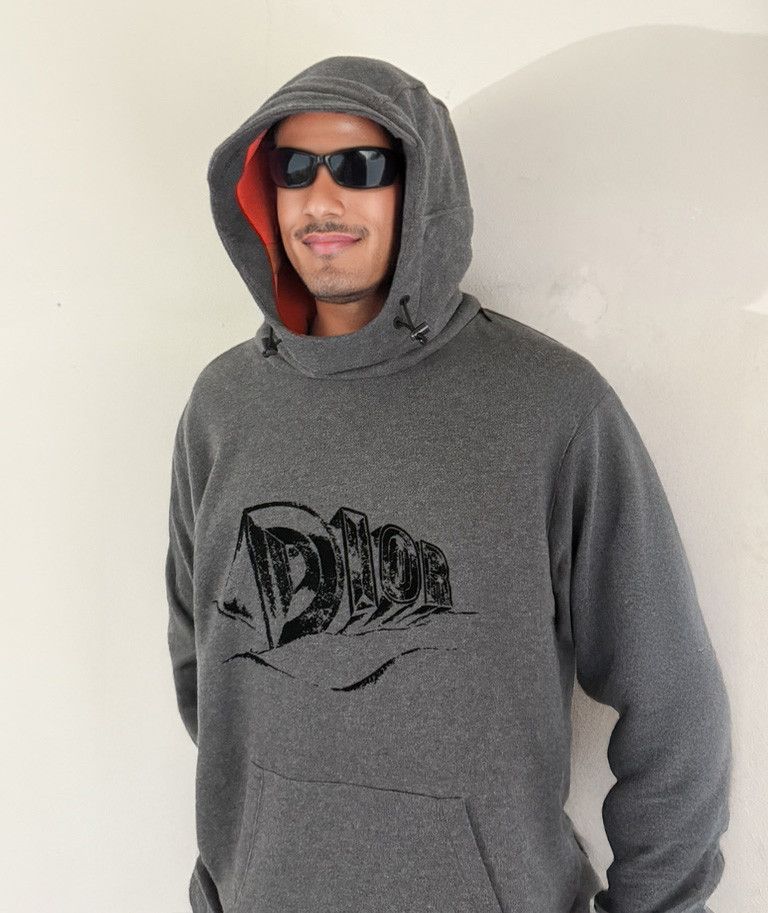 Dior Logo Hooded Sweatshirt Detachable Sleeves Size US L / EU 52-54 / 3 - 1 Thumbnail
