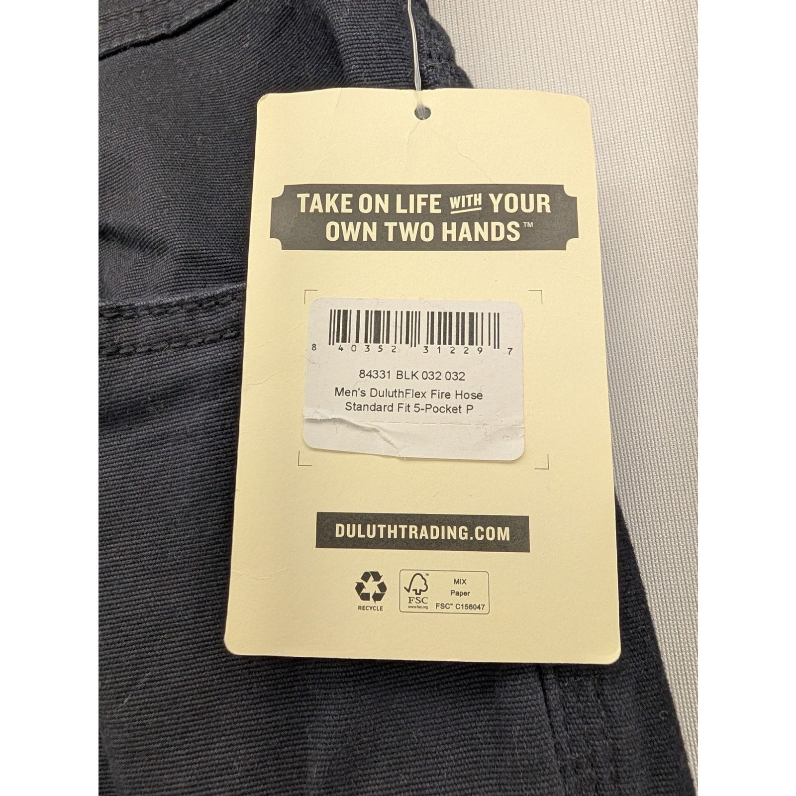 Duluth Trading Company NWT Duluth Trading Co DuluthFlex Fire Hose 5-Pocket Pants Size US 32 / EU 48 - 3 Thumbnail