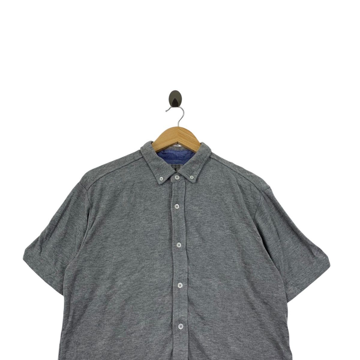 Takeo Kikuchi Vintage TAKEO KIKUCHI JAPAN Button Down Casual Tee Shirt Size US M / EU 48-50 / 2 - 2 Thumbnail