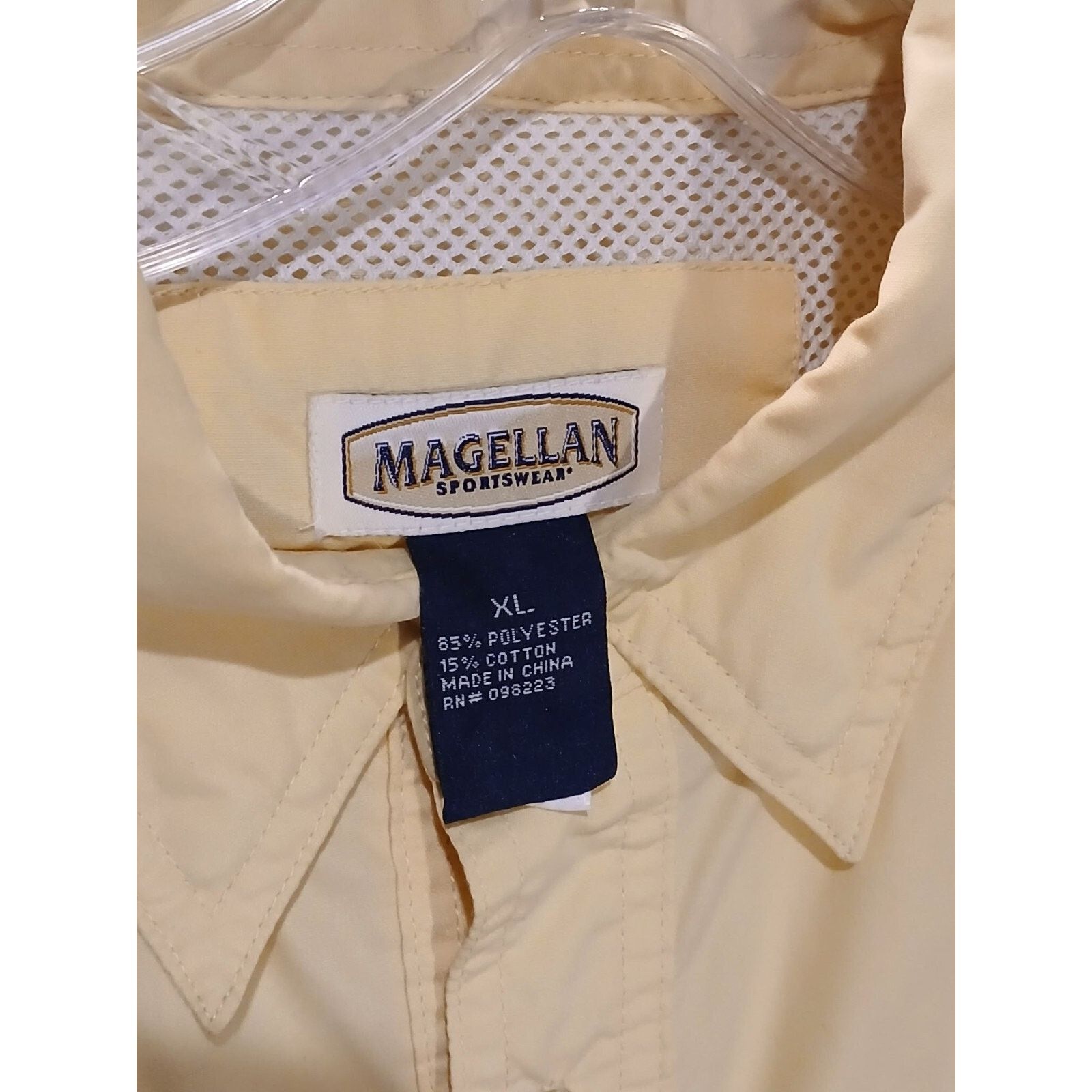 Other Magellan (XL) Yellow Breathable Fishing Button Shirt Size US XXL / EU 58 / 5 - 4 Thumbnail