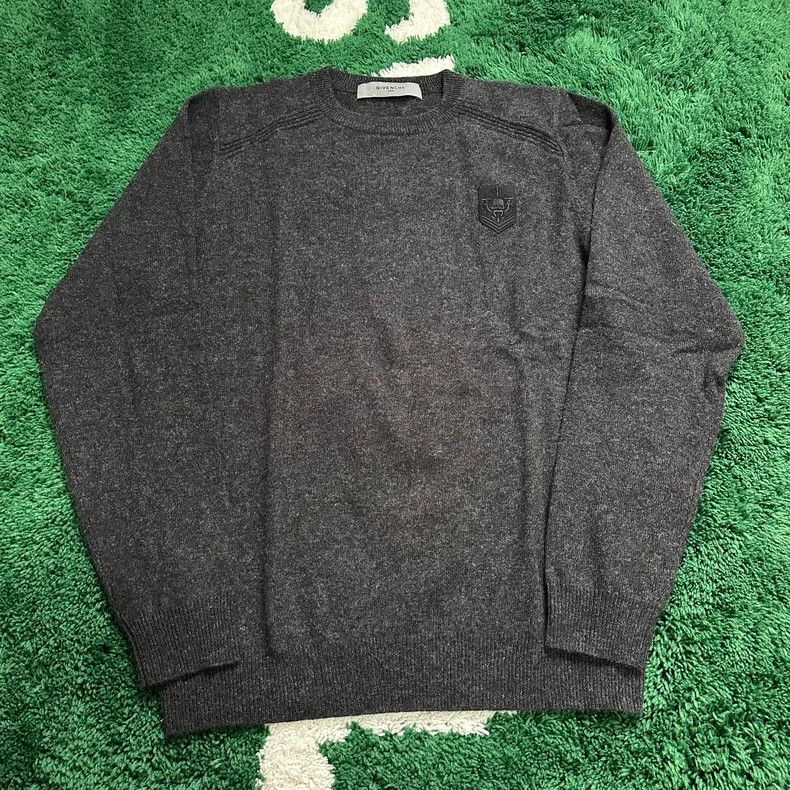Givenchy Givenchy Shield Wool Sweater Knitwear Size US L / EU 52-54 / 3 - 1 Thumbnail