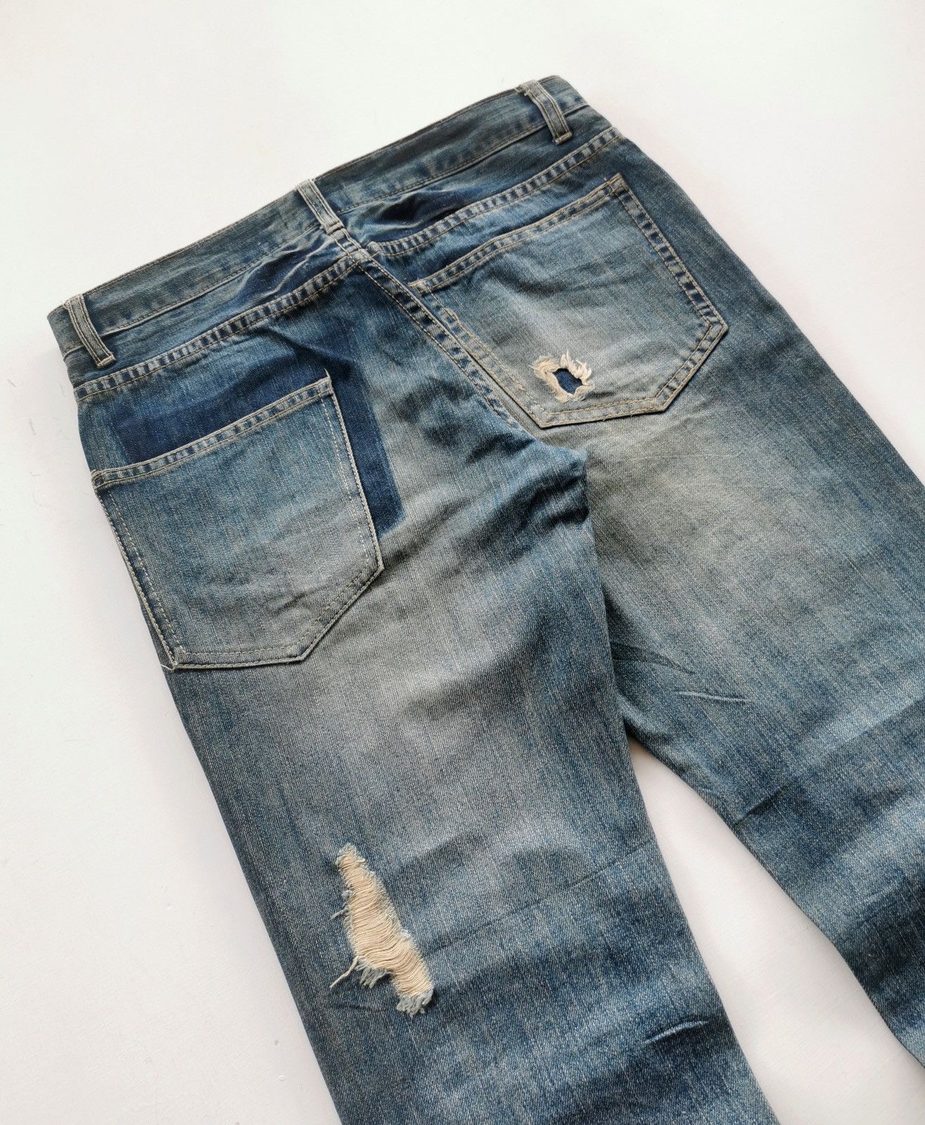 Joge Martin Color Stitching Patchwork Jeans