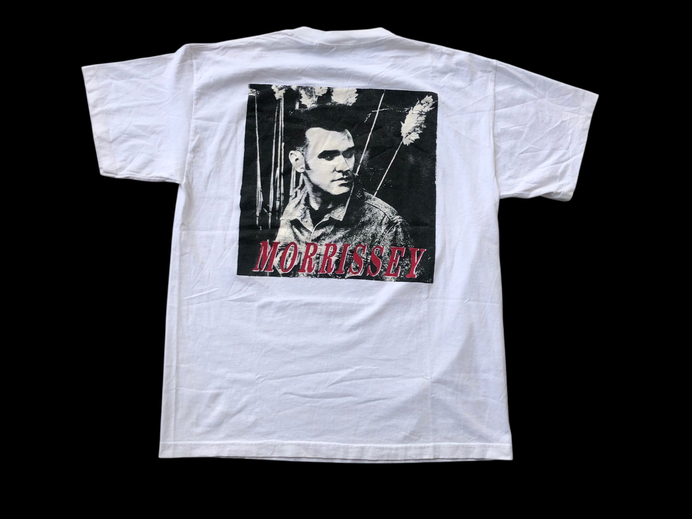 Vintage 🔥Vintage MORRISSEY The Smiths Tour New Wave Band T-Shirt Size US XL / EU 56 / 4 - 2 Thumbnail