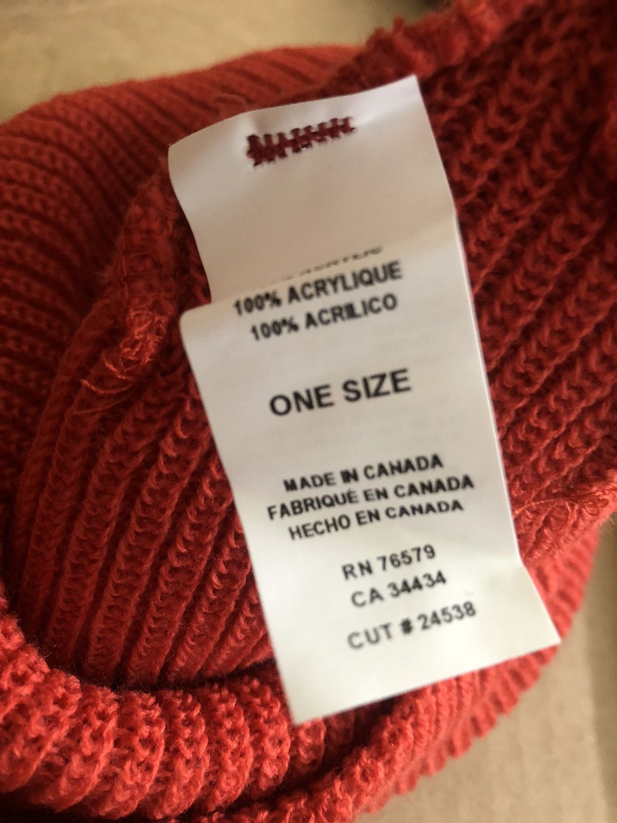 Independent Truck Co. VINTAGE Independent Trucks Co. Beanie ORANGE Size ONE SIZE - 3 Thumbnail