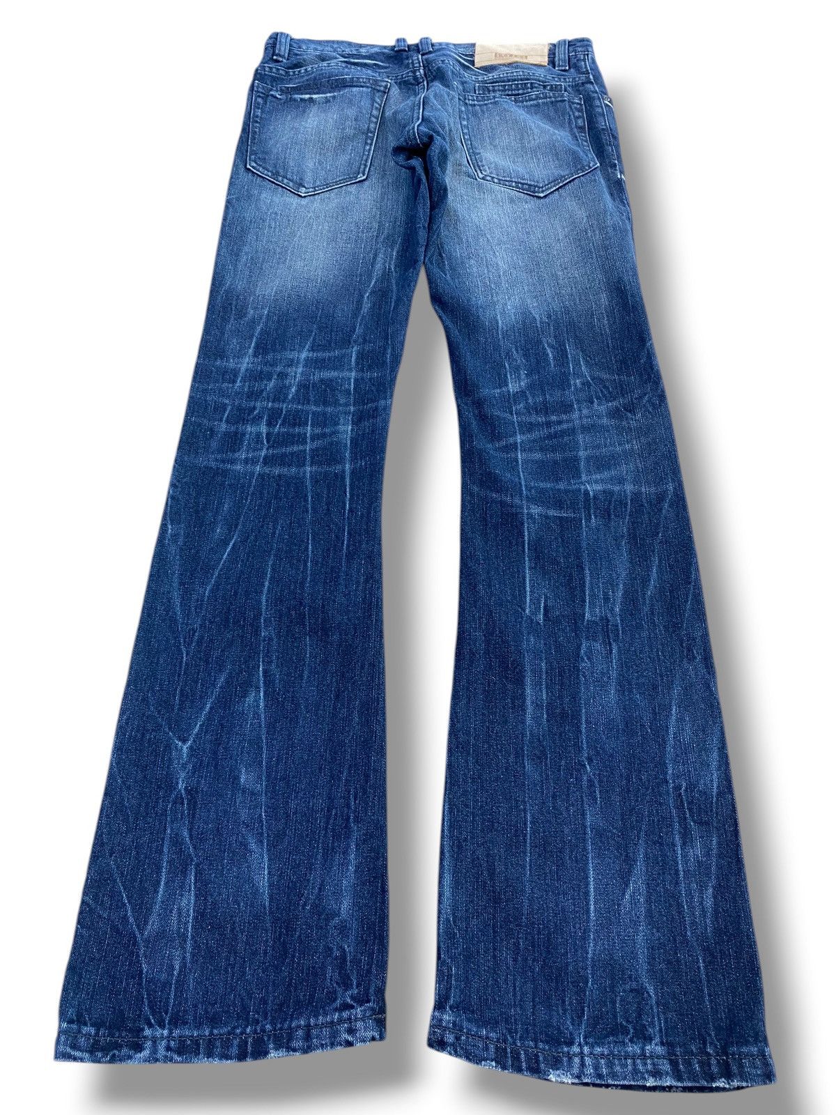 Japanese Brand Japanese Brand Whiskers Ripped Style Bootcut Jeans Size US 30 / EU 46 - 3 Thumbnail
