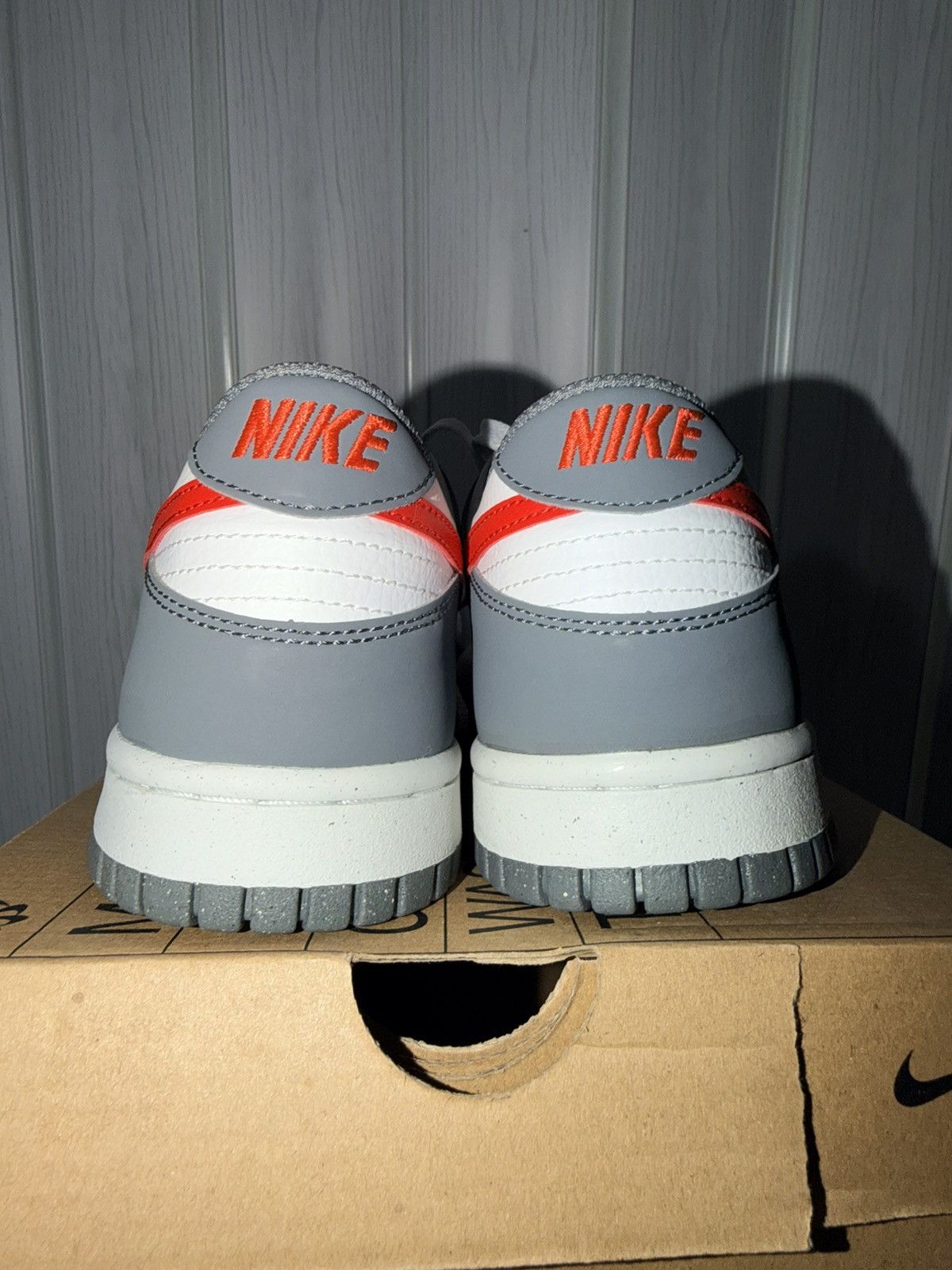 Nike Nike Dunk Low Next Nature Smoke Grey Light Crimson Sz 7Y Size US 7 / EU 40 - 6 Thumbnail