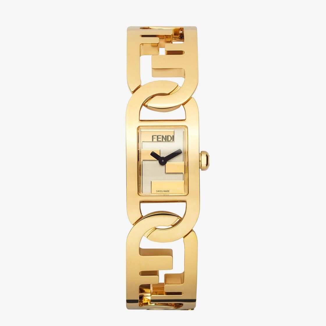 Fendi o1w1db10525 Size: OS / O’Lock Gourmette Watches in Gold Size ONE SIZE - 1 Thumbnail