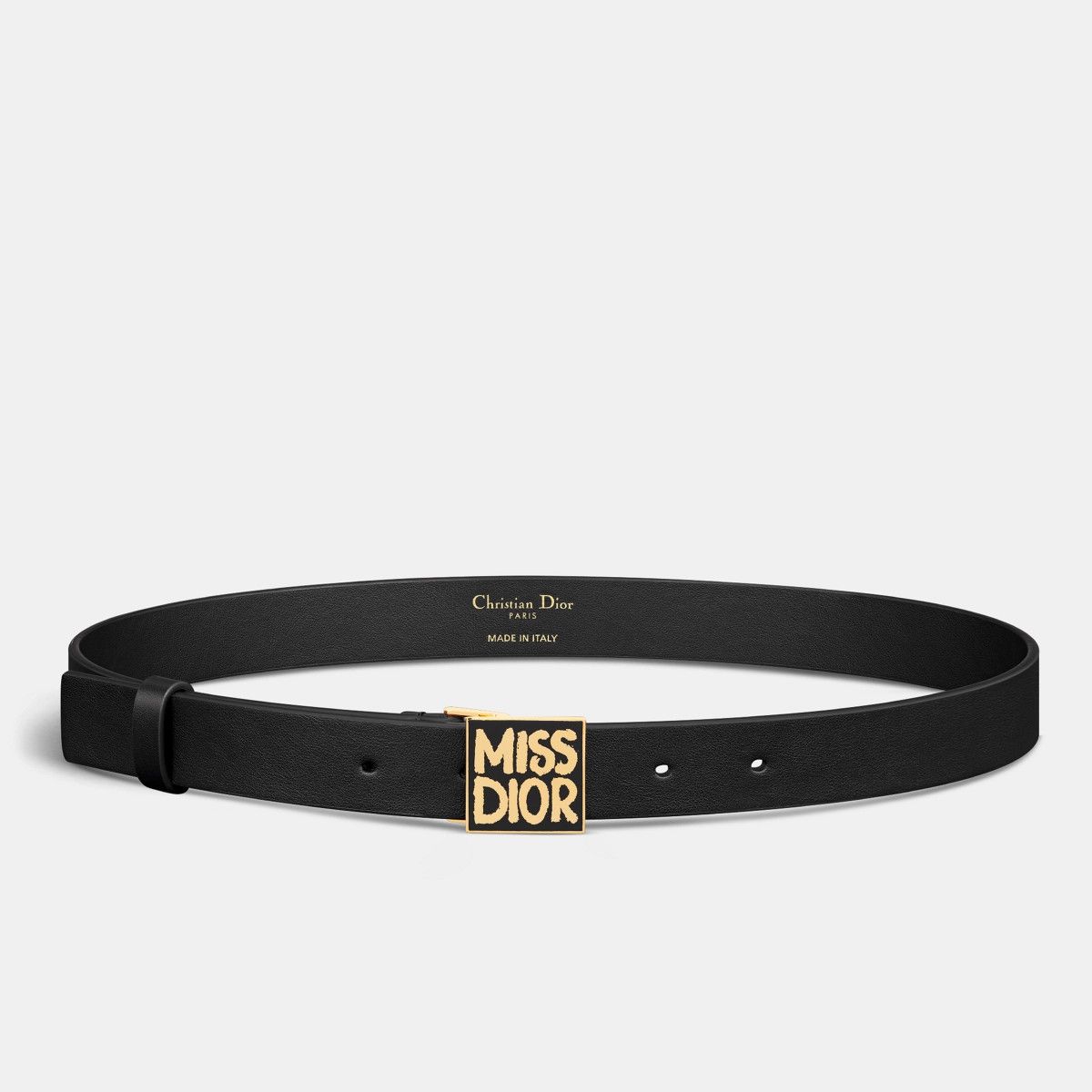 Dior o1bcso1str0126 Size:OS/Miss Dior Graffiti Belt in Black Size ONE SIZE - 2 Thumbnail