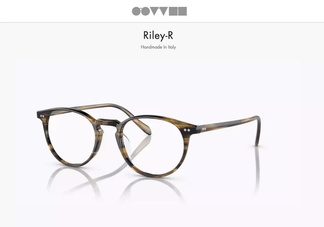 Oliver Peoples Oive Smoke ~ 45mm ~ OLIVER PEOPLES RILEY-R Optical OV5004 Size ONE SIZE - 11 Thumbnail