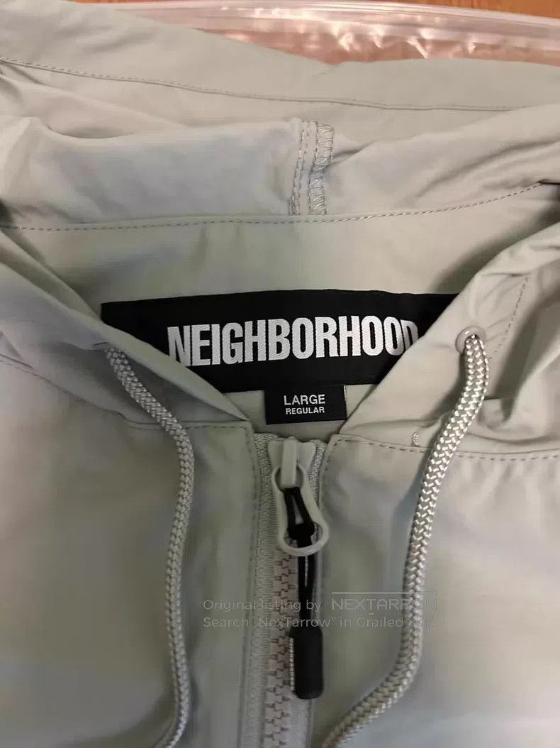 Neighborhood Neighborhood Nylon Hooded Semi-Zip Windbreaker Jacket Size US L / EU 52-54 / 3 - 3 Thumbnail