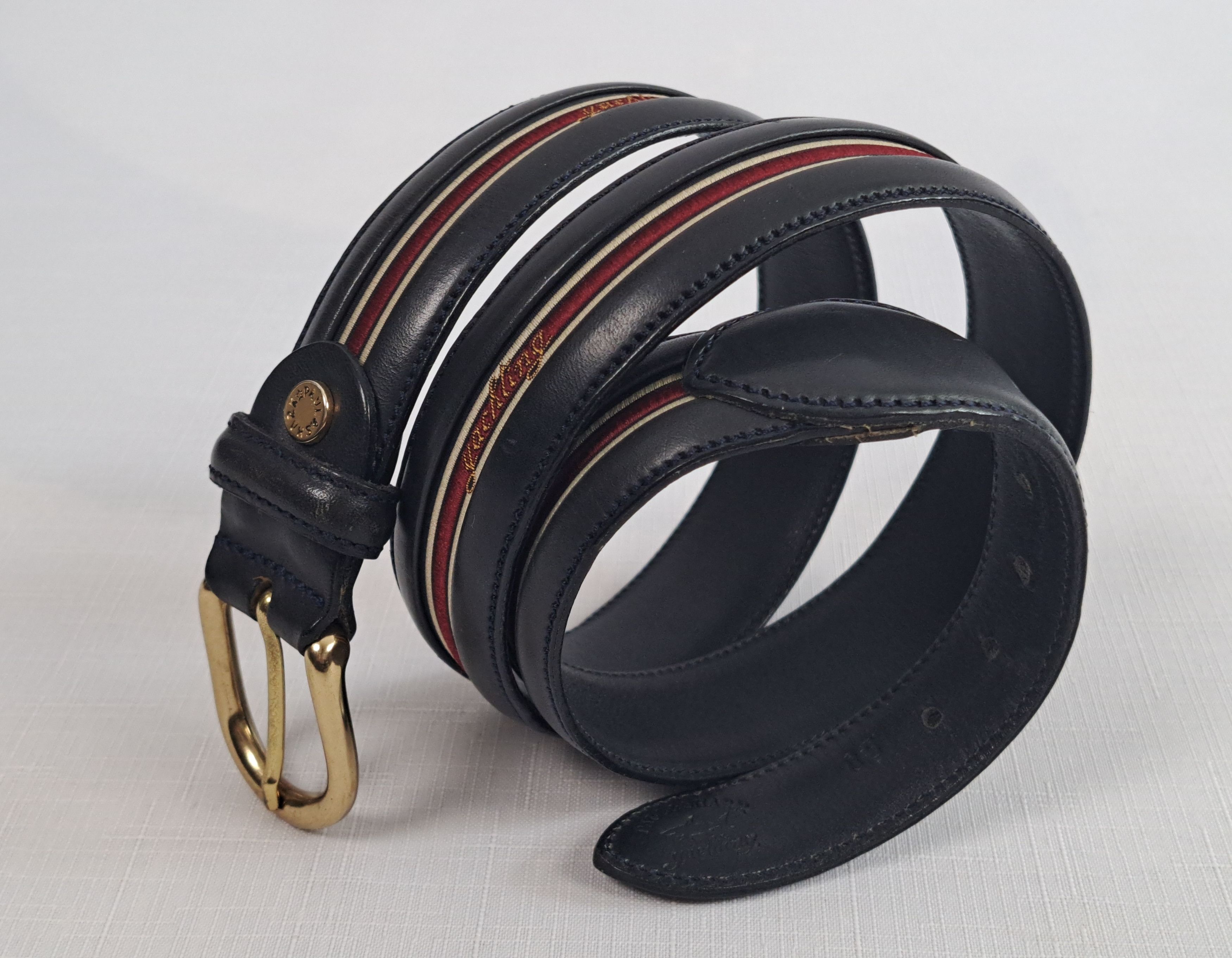 Paul & Shark × Vintage Paul & Shark Yachting vintage leather belt. Size ONE SIZE - 2 Thumbnail